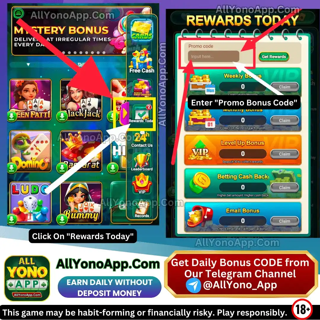 SPIN Winner Promo Code